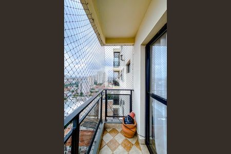 Varanda da Sala de apartamento à venda com 2 quartos, 64m² em Vila Bertioga, São Paulo