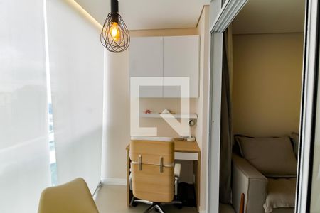 Detalhe - Varanda de kitnet/studio à venda com 1 quarto, 35m² em Real Parque, São Paulo