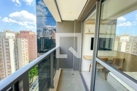 Studio para alugar com 21m², 1 quarto e sem vagaVaranda