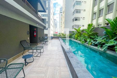 Studio para alugar com 21m², 1 quarto e sem vagaÁrea comum - Piscina