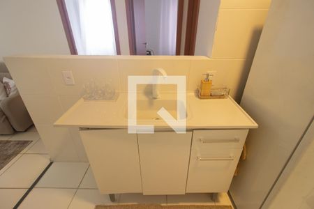 Apartamento para alugar com 45m², 2 quartos e 1 vagaDetalhe da Cozinha
