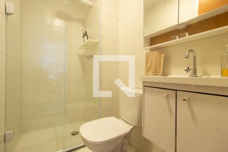 Apartamento para alugar com 45m², 2 quartos e 1 vagaDetalhe do Banheiro