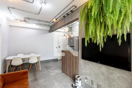 Sala de apartamento para alugar com 1 quarto, 45m² em Várzea da Barra Funda, São Paulo