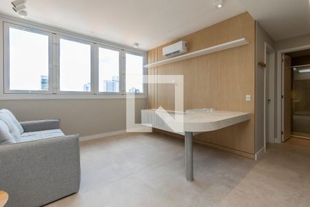Sala/ Cozinha de apartamento à venda com 1 quarto, 38m² em Vila Sao Francisco, São Paulo