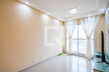 Sala de apartamento para alugar com 2 quartos, 50m² em Vila Homero Thon, Santo André