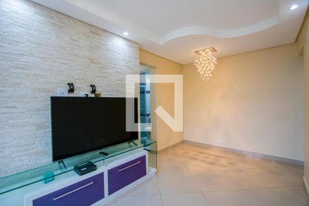 Sala de apartamento para alugar com 2 quartos, 50m² em Vila Homero Thon, Santo André