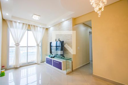 Sala de apartamento para alugar com 2 quartos, 50m² em Vila Homero Thon, Santo André