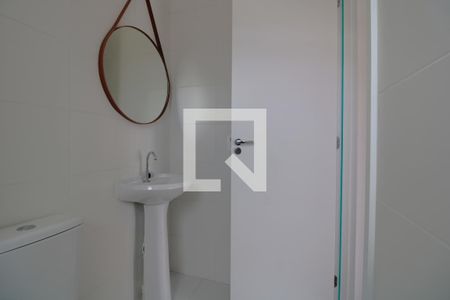 Apartamento para alugar com 34m², 1 quarto e sem vagaBanheiro da suíte