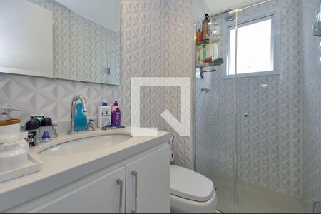 Apartamento para alugar com 136m², 3 quartos e 2 vagasBanheiro do quarto 2 Suíte