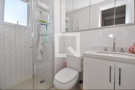 Apartamento para alugar com 136m², 3 quartos e 2 vagasBanheiro do quarto 1 Suíte