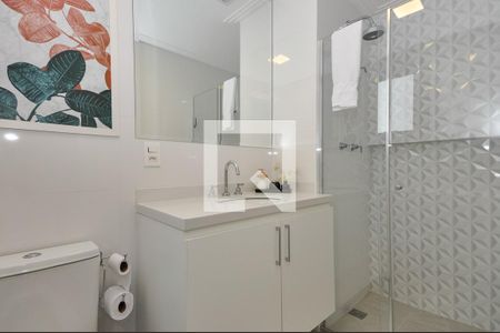 Apartamento para alugar com 136m², 3 quartos e 2 vagasBanheiro do quarto 3 Suíte