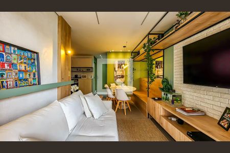 Sala de apartamento à venda com 3 quartos, 78m² em Tamboré, Barueri