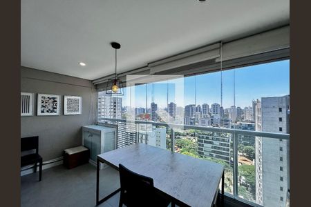 Sacada de apartamento para alugar com 1 quarto, 33m² em Brooklin, São Paulo