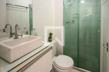 Banheiro de apartamento à venda com 1 quarto, 36m² em Jardim Ibitirama, São Paulo