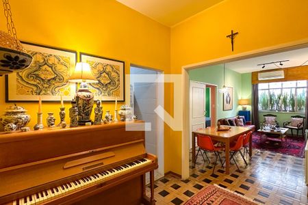 Sala de apartamento à venda com 3 quartos, 94m² em Botafogo, Rio de Janeiro