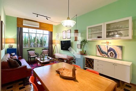 Sala de apartamento à venda com 3 quartos, 94m² em Botafogo, Rio de Janeiro