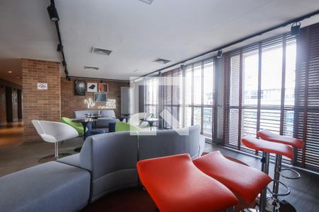 Studio para alugar com 22m², 1 quarto e sem vaga Studio para alugar com 22m², 1 quarto e sem vagaÁrea comum - Salão de festas