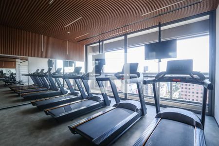 Studio para alugar com 22m², 1 quarto e sem vaga Studio para alugar com 22m², 1 quarto e sem vagaÁrea comum - Academia