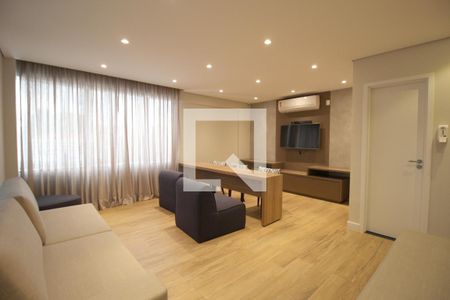 lounge de kitnet/studio para alugar com 1 quarto, 33m² em Jardim Faculdade, Sorocaba