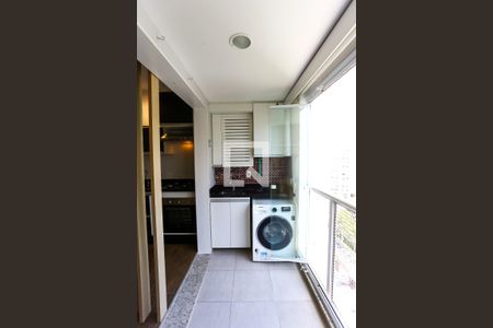 Varanda da Sala de apartamento para alugar com 2 quartos, 60m² em Vila Andrade, São Paulo