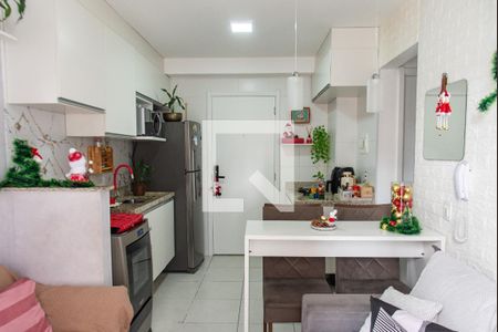 Sala/cozinha de apartamento à venda com 2 quartos, 35m² em Cambuci, São Paulo