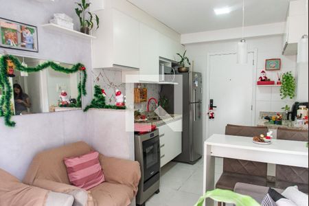 Sala/cozinha de apartamento à venda com 2 quartos, 35m² em Cambuci, São Paulo