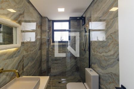 Banheiro de kitnet/studio para alugar com 1 quarto, 74m² em Centro Histórico de São Paulo, São Paulo