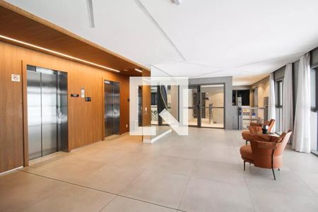 Studio à venda com 24m², 1 quarto e sem vagaHall social