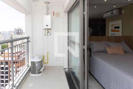 Studio à venda com 24m², 1 quarto e sem vagaVaranda