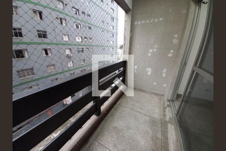 Varanda Sala/Quarto de apartamento para alugar com 1 quarto, 69m² em Centro, São Vicente