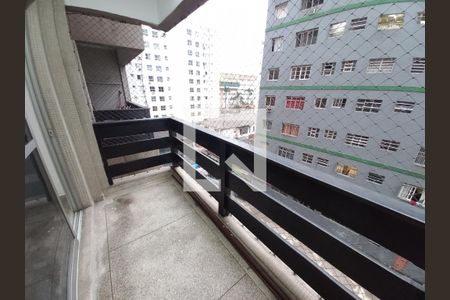 Varanda Sala/Quarto de apartamento para alugar com 1 quarto, 69m² em Centro, São Vicente