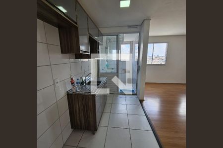 Cozinha de apartamento à venda com 1 quarto, 32m² em Jardim Teresa, São Paulo