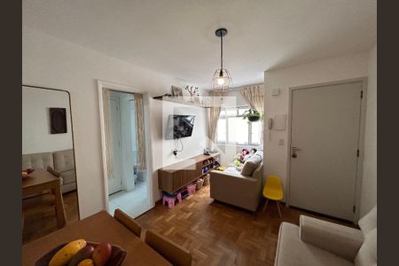 Sala de apartamento à venda com 1 quarto, 42m² em Pompeia, São Paulo