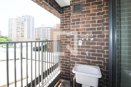 Apartamento à venda com 29m², 1 quarto e sem vagaVaranda