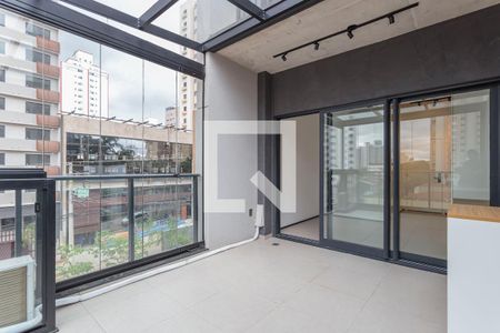 Studio para alugar com 36m², 1 quarto e 1 vagaVaranda