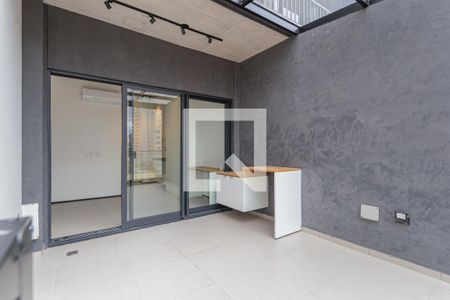 Studio para alugar com 36m², 1 quarto e 1 vagaVaranda