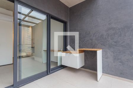 Studio para alugar com 36m², 1 quarto e 1 vagaVaranda