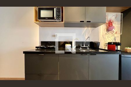 Studio à venda com 27m², 1 quarto e sem vaga Studio à venda com 27m², 1 quarto e sem vagaCozinha