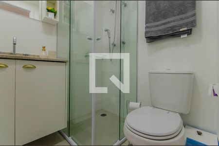 Banheiro de kitnet/studio à venda com 1 quarto, 23m² em Vila Mariana, São Paulo