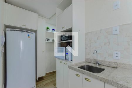 Cozinha de kitnet/studio à venda com 1 quarto, 23m² em Vila Mariana, São Paulo