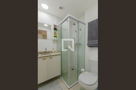 Banheiro de kitnet/studio à venda com 1 quarto, 23m² em Vila Mariana, São Paulo