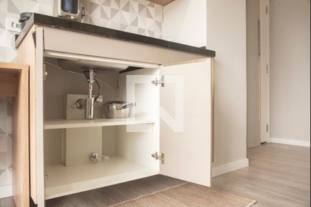 Studio à venda com 25m², 1 quarto e sem vagaCozinha