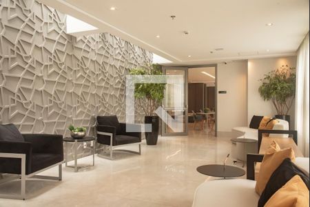 Studio à venda com 25m², 1 quarto e sem vagaHall social