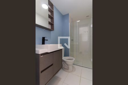 Banheiro de apartamento à venda com 1 quarto, 34m² em Lapa, São Paulo