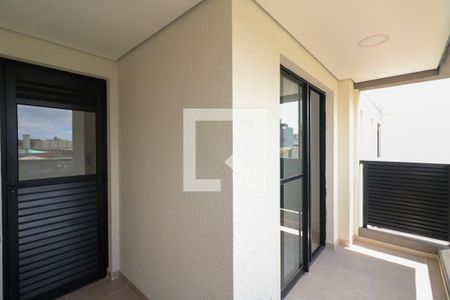 Varanda e Área de Serviço de apartamento à venda com 2 quartos, 61m² em Jardim, Santo André