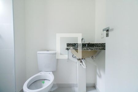 Banheiro da Suíte de apartamento à venda com 2 quartos, 61m² em Jardim, Santo André