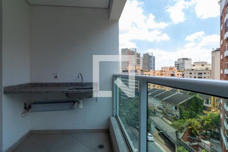 Varanda da Sala de apartamento à venda com 2 quartos, 64m² em Vila Andrade, São Paulo