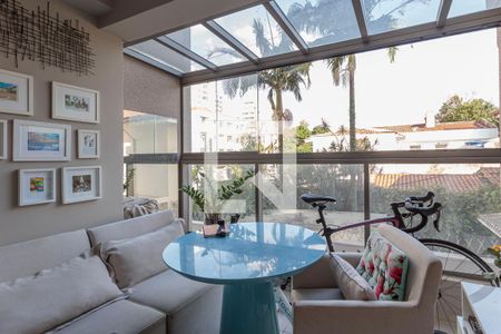 Varanda de kitnet/studio à venda com 1 quarto, 25m² em Indianópolis, São Paulo