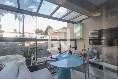 Varanda de kitnet/studio à venda com 1 quarto, 25m² em Indianópolis, São Paulo