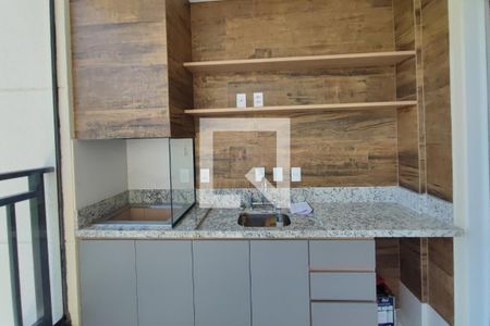 Varanda Gourmet de apartamento à venda com 3 quartos, 91m² em Swiss Park, Campinas